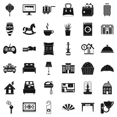 Daire Icons set, basit tarzı