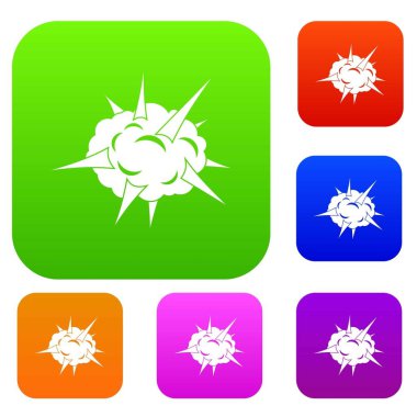 Güç patlama renk koleksiyonu ayarla