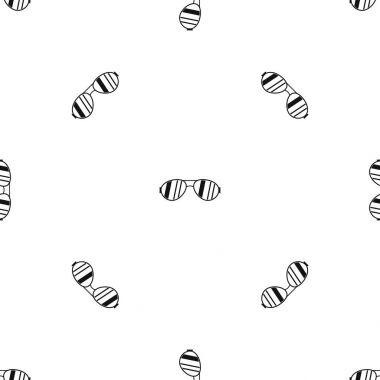 Gözlük desen sorunsuz siyah