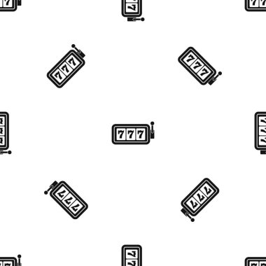 Şanslı-7 slot makinesidir desen sorunsuz siyah