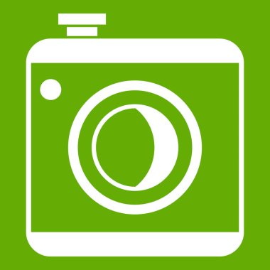 Vintage Fotoğraf kamera simgesi yeşil