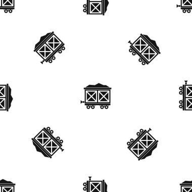 Altın desen sorunsuz siyah tekerlek üzerinde sepeti