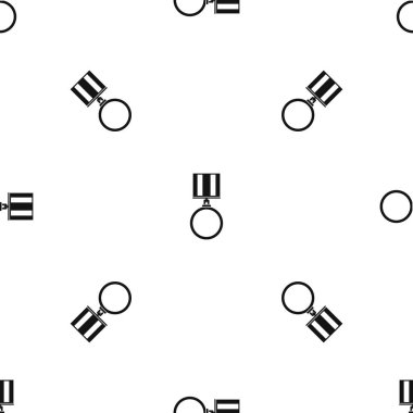 Hizmetleri desen sorunsuz siyah için madalya