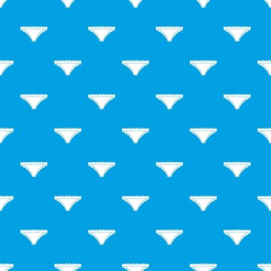 Fırfır desen kesintisiz mavi külot