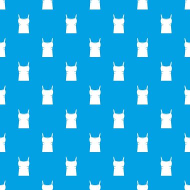 Boş kadın atlet desen kesintisiz mavi