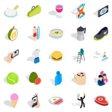 Stoutly Icons set, basit tarzı