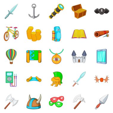 Icons set, karikatür tarzı bulmak