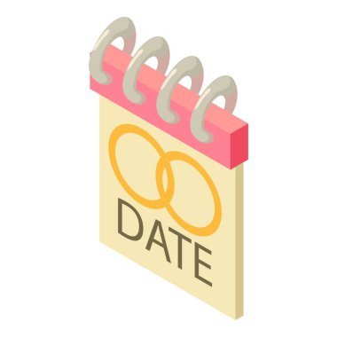 Güncel değil simgesi, izometrik stili