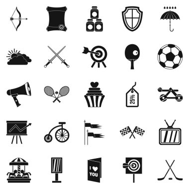 Rozet Icons set, basit tarzı