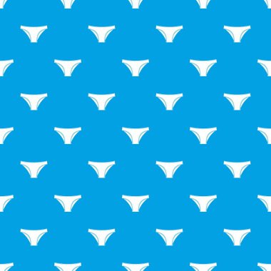 Kesintisiz mavi kadın Pamuk külot desen