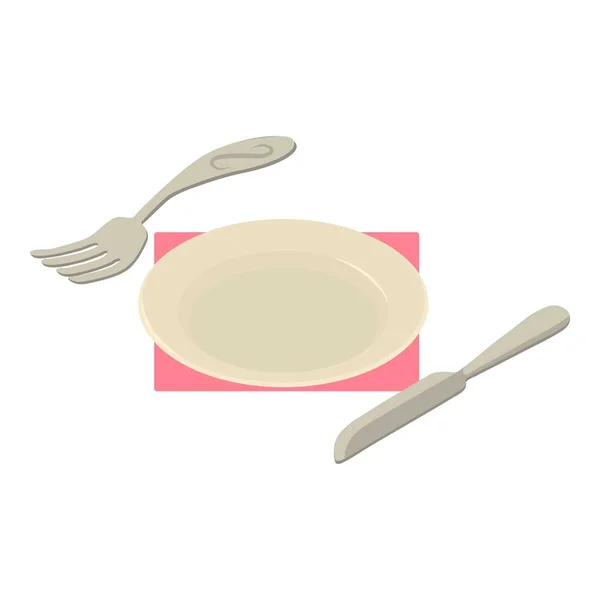 Icône banquet, style isométrique — Image vectorielle