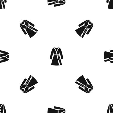 Bornoz desen sorunsuz siyah