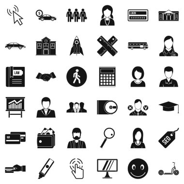 İş simgeler kümesi, basit tarzı