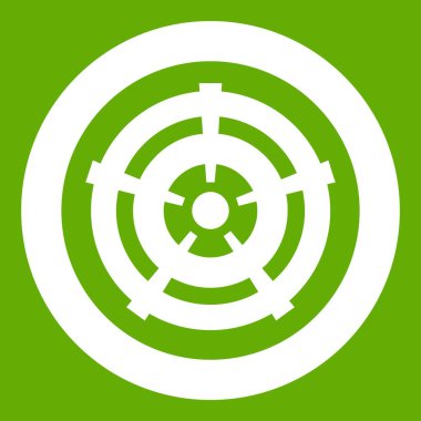 Araba tekerlek simgesi yeşil