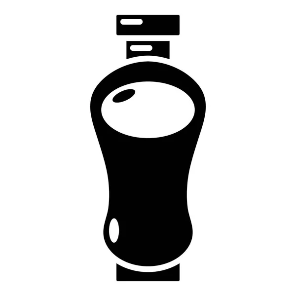 Ícone de glamour garrafa de perfume, estilo preto simples — Vetor de Stock