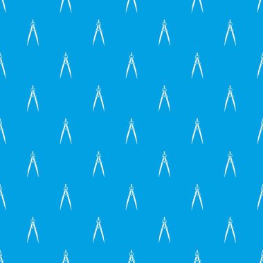 Kesintisiz mavi çizim ve tarif desen için pusula