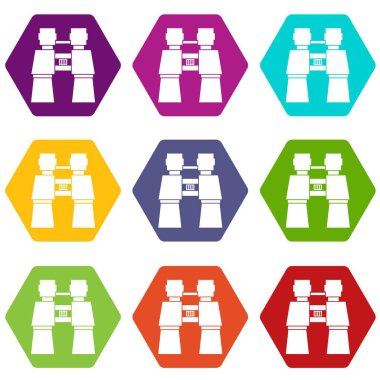 Renk altı yüzlü pusula simgesini ayarla