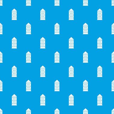 Antik Bina desen kesintisiz mavi