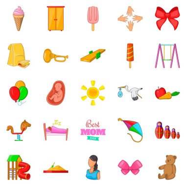 Refah Icons set, karikatür tarzı