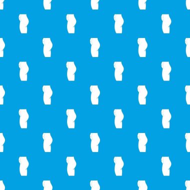 Kadın ameliyattan göbek için hazırlanan desen kesintisiz mavi