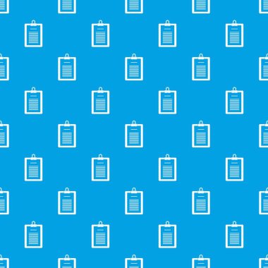 Denetim listesi desen kesintisiz mavi Pano