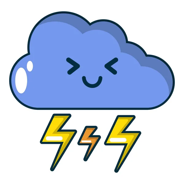 Wetter Symbol Cliparts  Blitz Gewitter  Illustration 