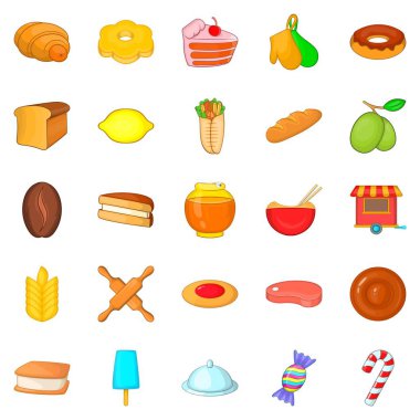 Somun Icons set, karikatür tarzı