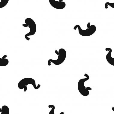 Mide desen sorunsuz siyah