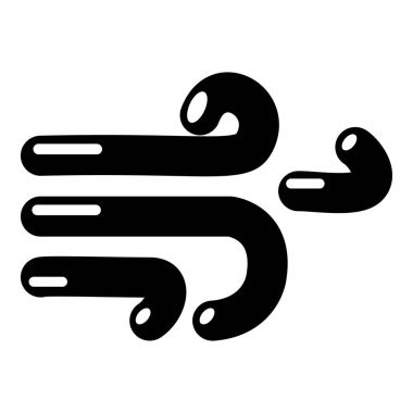 Rüzgar simgesi, basit tarzı