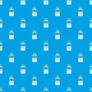 Tramvay Önden Görünüm desen kesintisiz mavi