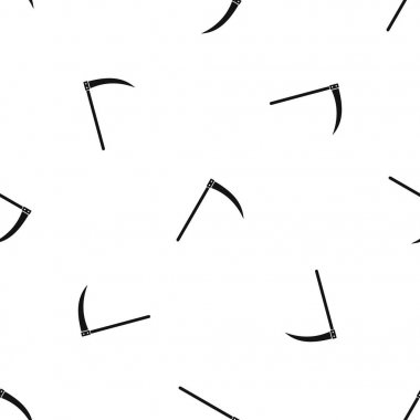 Tırpan desen sorunsuz siyah