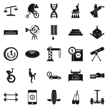 Denge Icons set, basit tarzı