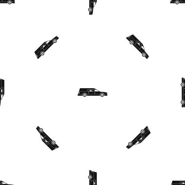 Cenaze arabası desen sorunsuz siyah