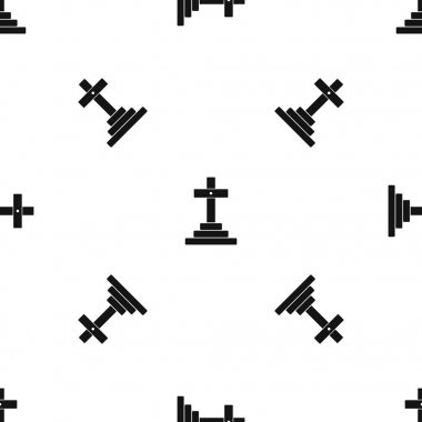 Mezar desen sorunsuz siyah