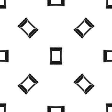 Peçete paketi desen sorunsuz siyah