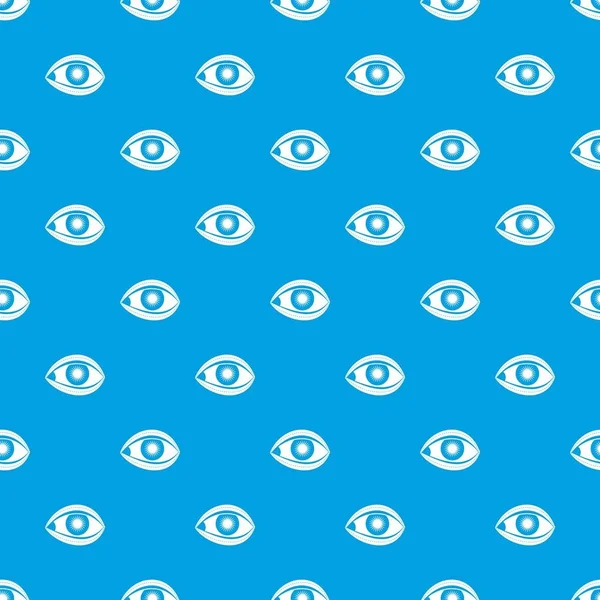 Cirugía plástica del patrón ocular azul sin costuras — Archivo Imágenes Vectoriales
