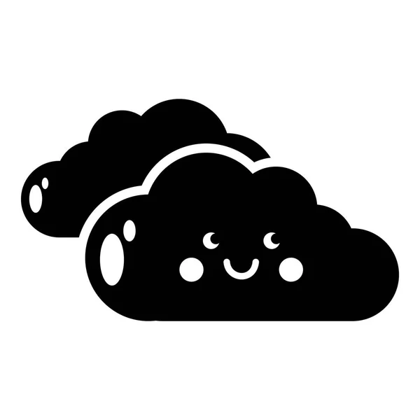 Icono de nube KInd, estilo simple — Vector de stock