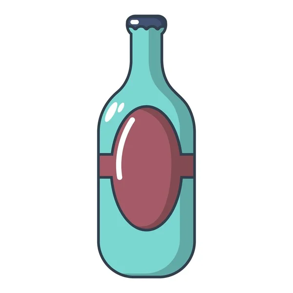 Icono de vodka, estilo de dibujos animados — Vector de stock