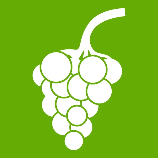Icono de rama de uva verde — Vector de stock