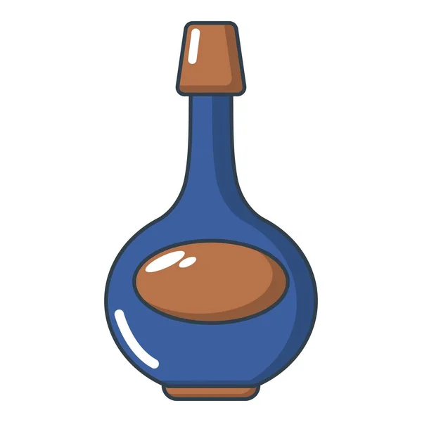 Cognac pictogram, cartoon stijl — Stockvector