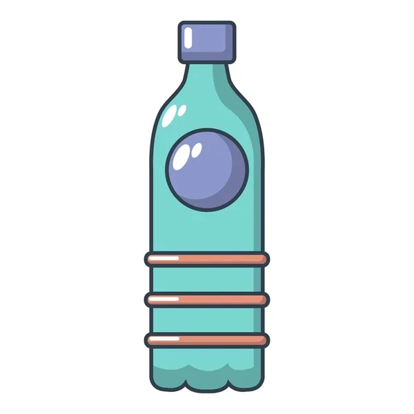 Vattenflaska ikon, tecknad stil — Stock vektor