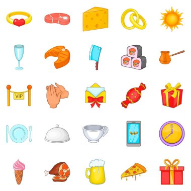 Konuk simgeler ayarla, tarzı çizgi film