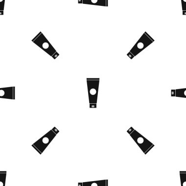 Krem tüp desen sorunsuz siyah