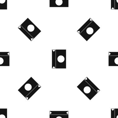 Büyük paket desen sorunsuz siyah