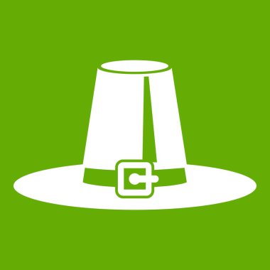 Hacı şapka simgesi yeşil