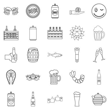 Bira Icons set, anahat stili