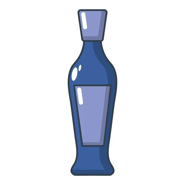 Weinflaschen-Ikone im Cartoon-Stil — Stockvektor