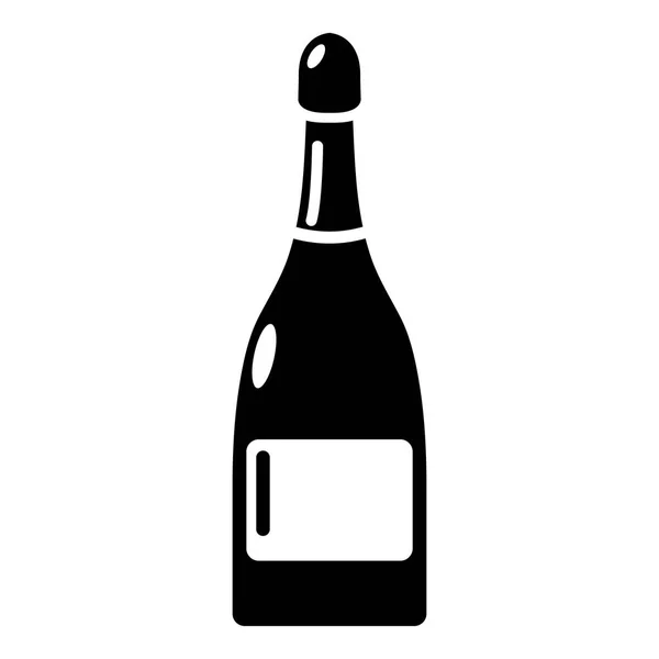 Ikona szampana, prosty styl — Wektor stockowy