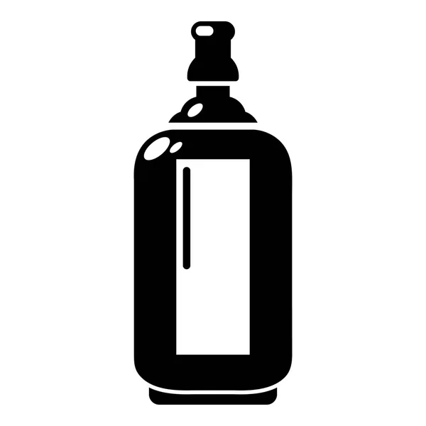 Glass bottle icon, simple style — Stock Vector