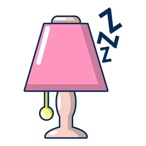 Lamp icon, cartoon style — Stock Vector
